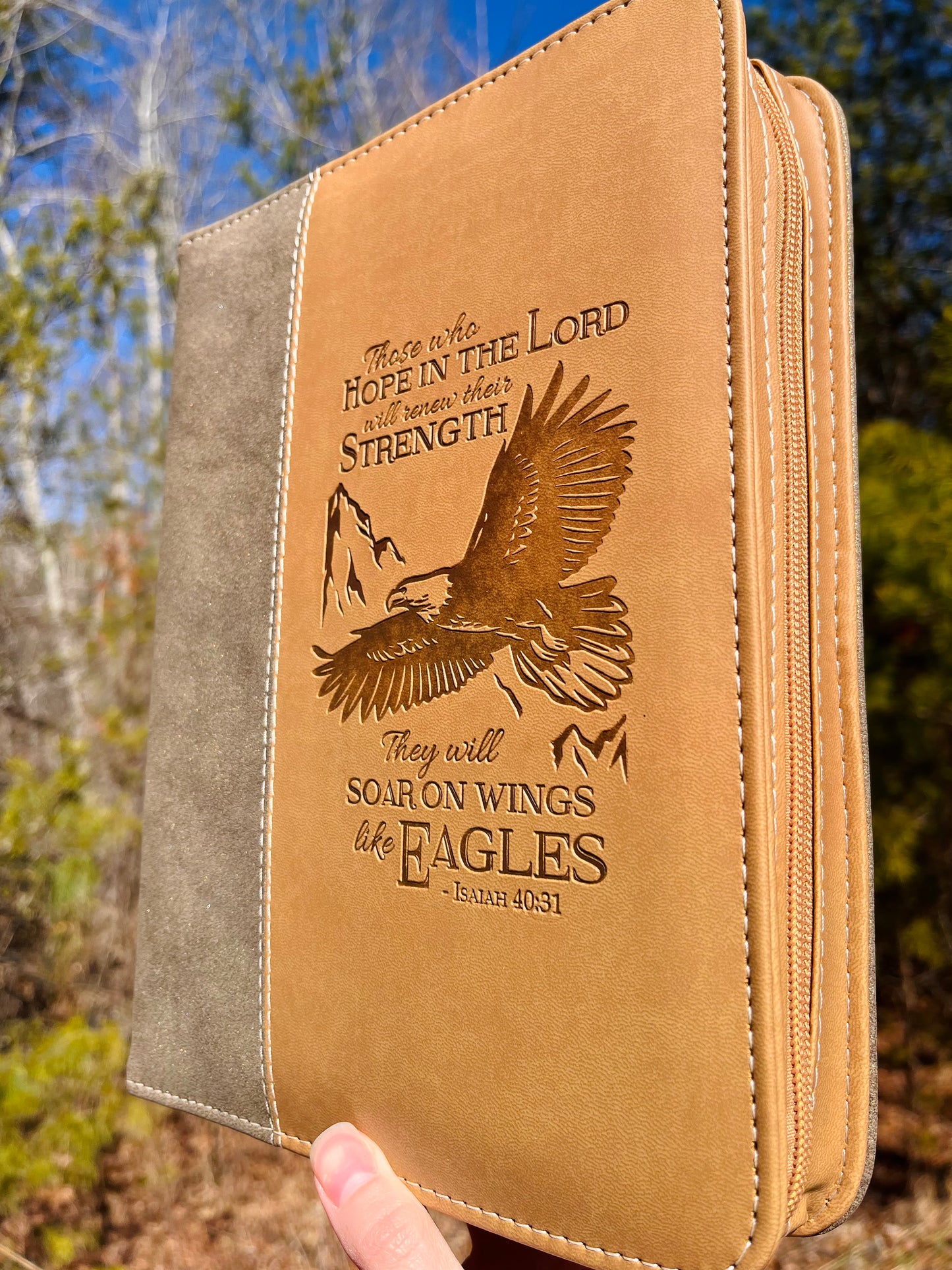 Soar On Wings Like Eagles Bible Case