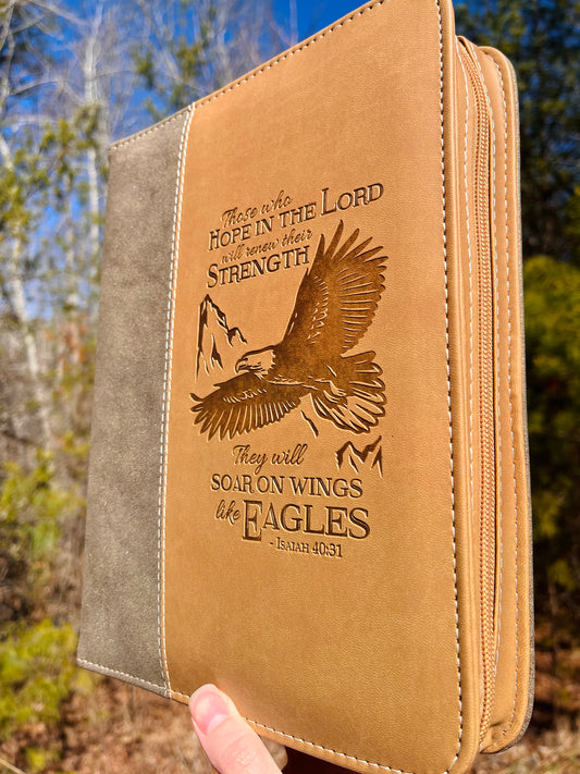 Soar On Wings Like Eagles Bible Case