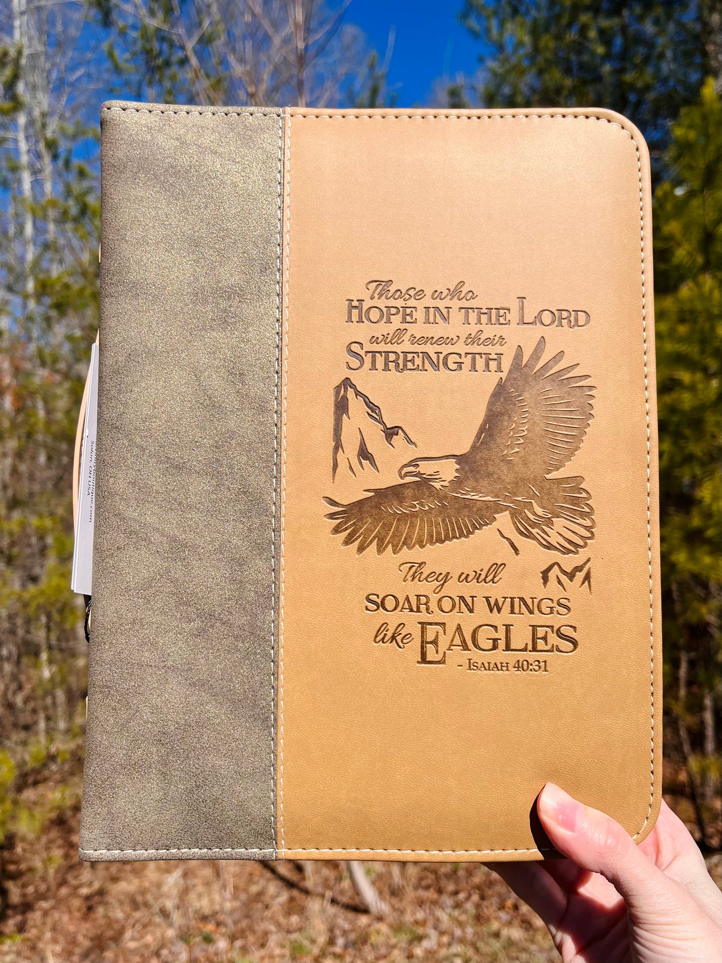 Soar On Wings Like Eagles Bible Case