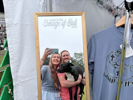 Image of God Mirror Sticker