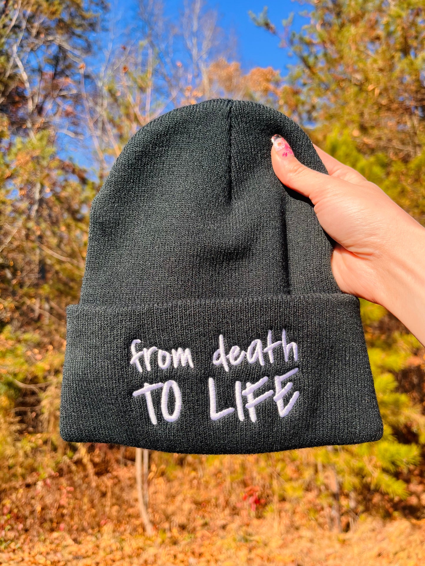 From Death To Life Beanie CLEARANCE