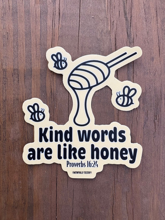 Kind Words Sticker