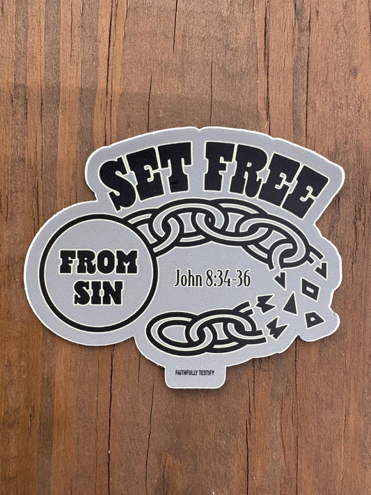Set Free Sticker