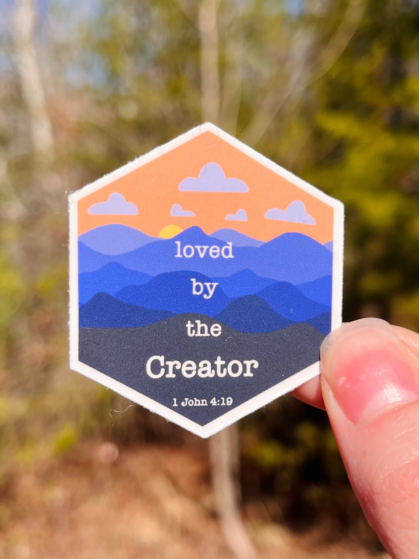 Loved by the Creator Sticker