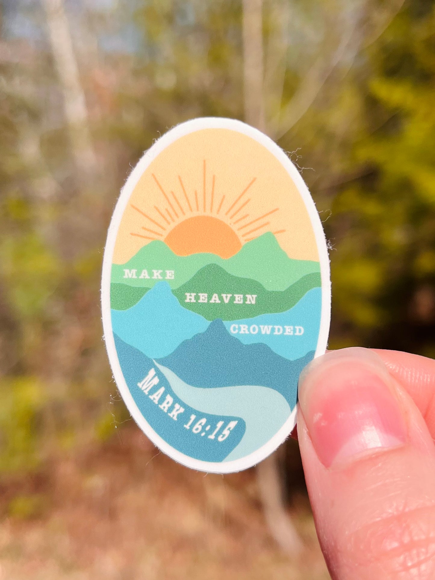 Make Heaven Crowded Sticker